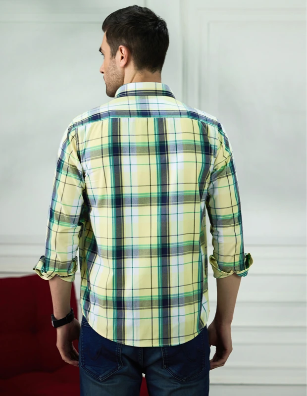 Sunflower Indigo Check Shirt